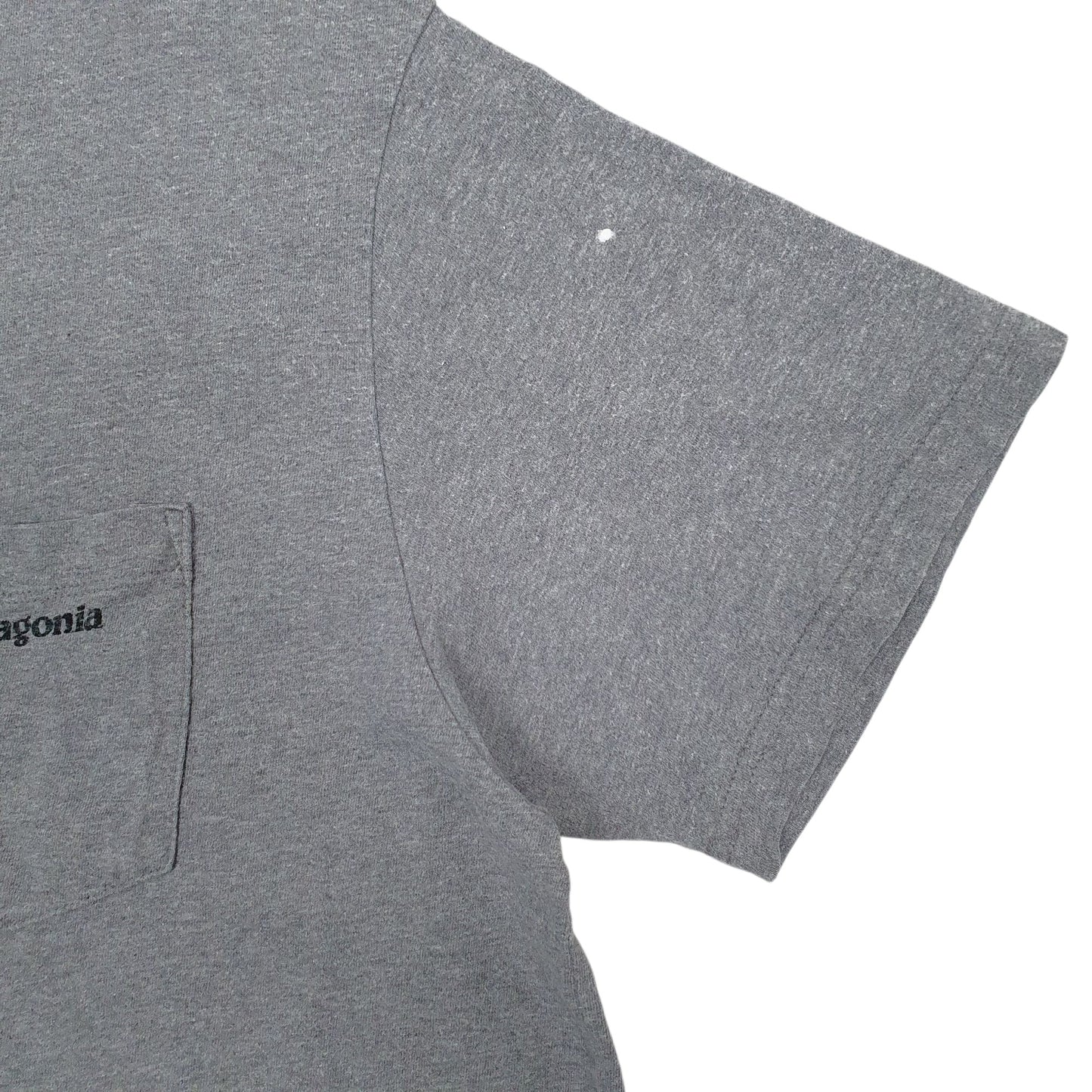 Mens Grey Patagonia   T Shirt