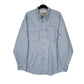 Mens Blue L.L.Bean Walking Hiking Long Sleeve Shirt