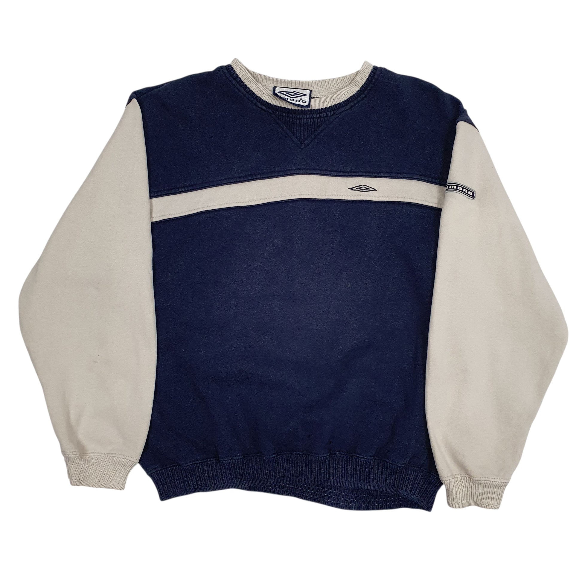 Womens Navy Umbro  Crewneck Jumper