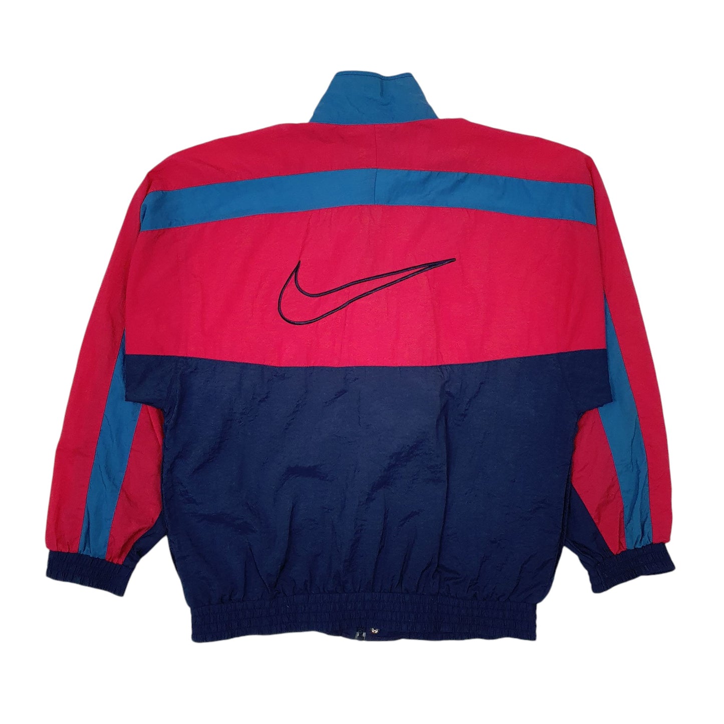 Mens Red Nike Vintage 90s Hoodie Coat