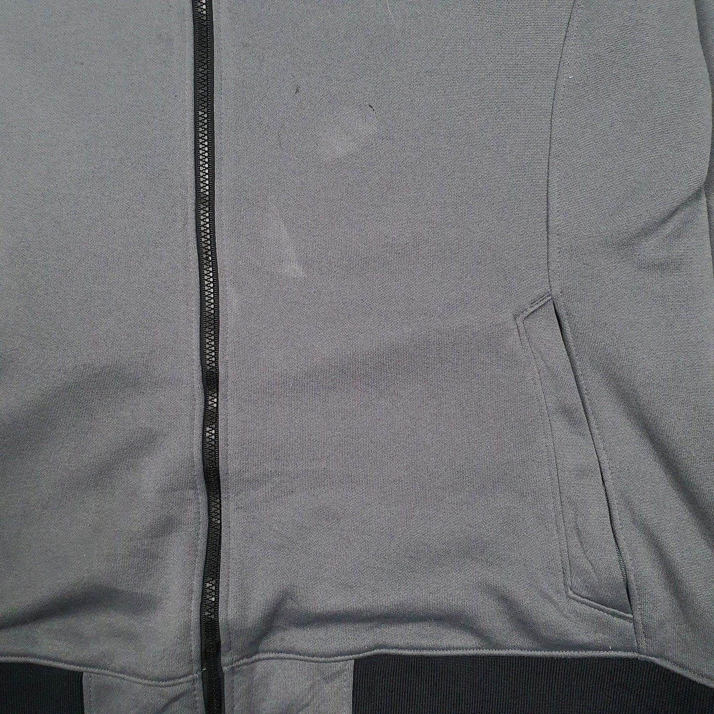 Womens Grey Champion Track Top Full Zip Jumper