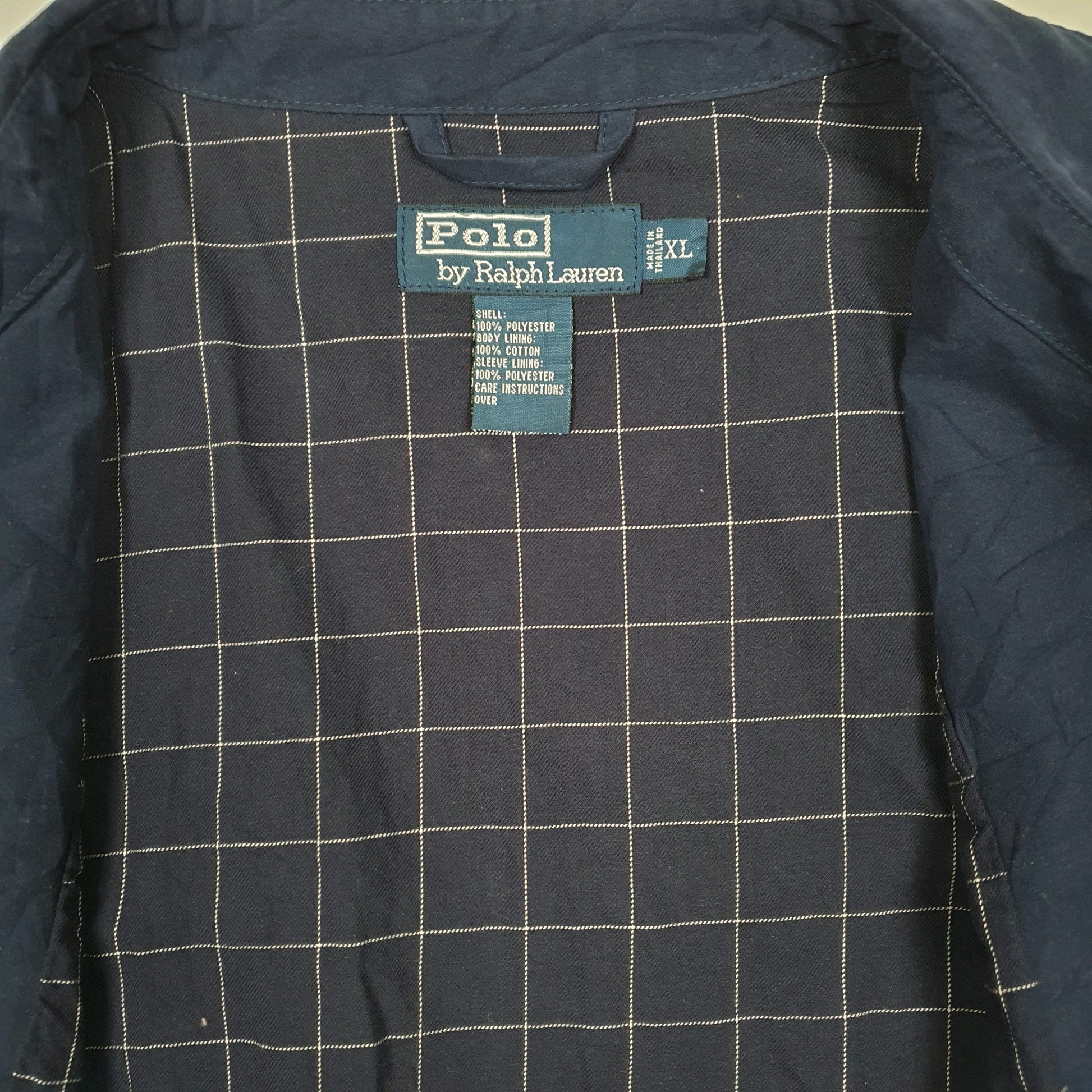 Mens Navy Polo Ralph Lauren Bomber  Coat