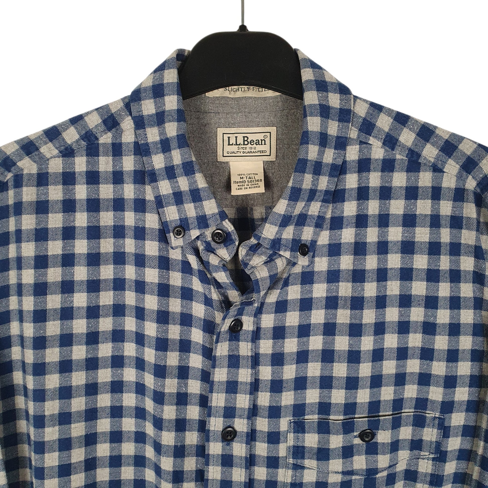 Mens Blue L.L.Bean Tall  Shirt