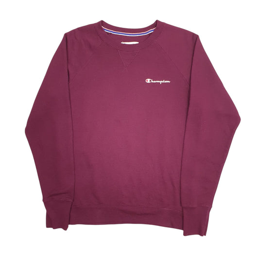 Womens Purple Champion  Crewneck Jumper