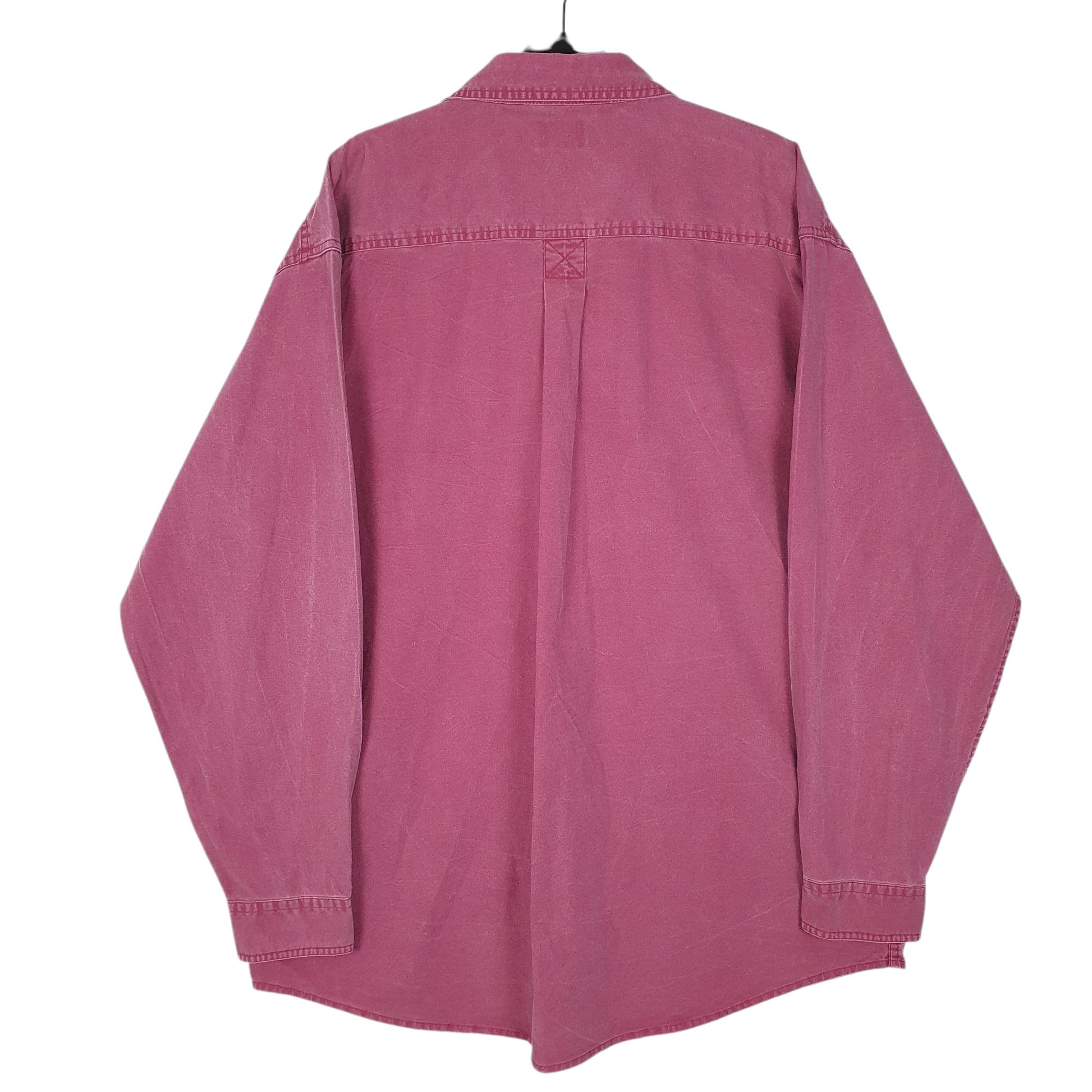 Mens Burgundy L.L.Bean   Shirt