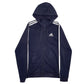 Mens Navy Adidas  Full Zip Jumper