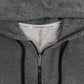 Womens Grey Calvin Klein Hoodie Full Zip Jumper
