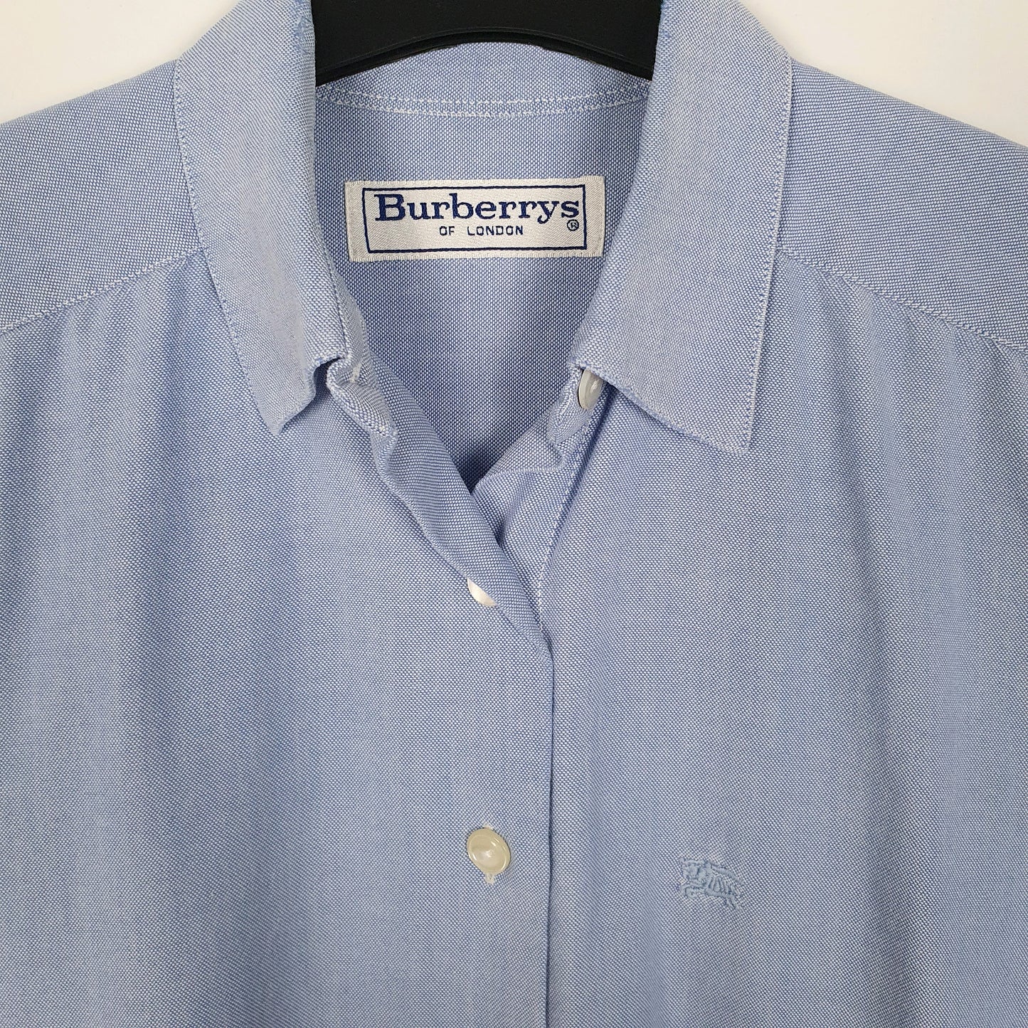 Womens Blue Burberry Of London Vintage 90s  Shirt