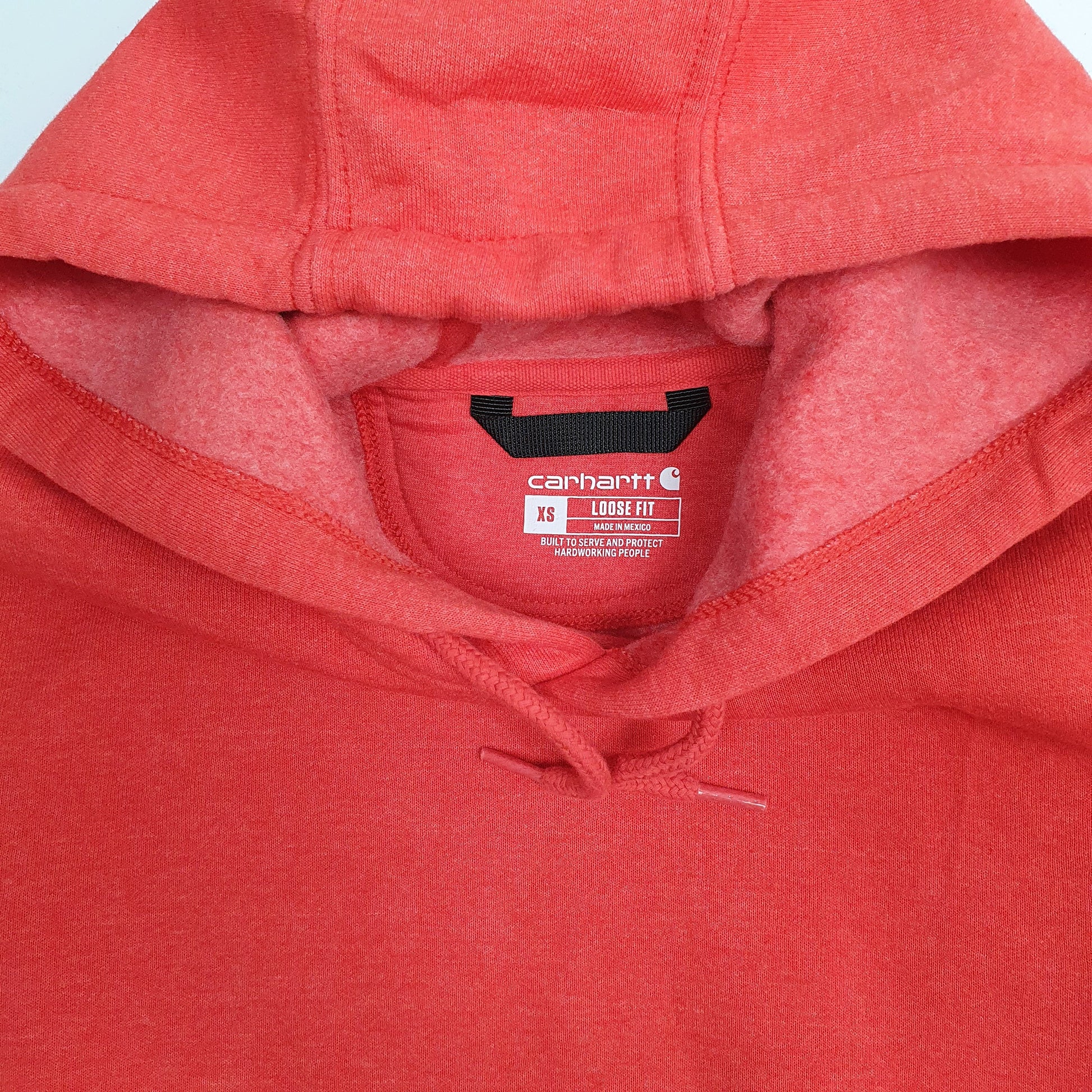 Mens Red Carhartt  Hoodie Jumper