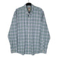Mens Blue L.L.Bean Canvas Long Sleeve Shirt