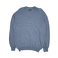 Mens Blue Burberry  V Neck Jumper