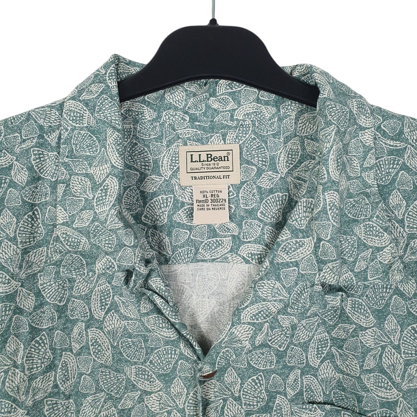 Mens Green L.L.Bean   Shirt