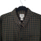 Mens Green L.L.Bean Scotch Plaid Flannel  Shirt