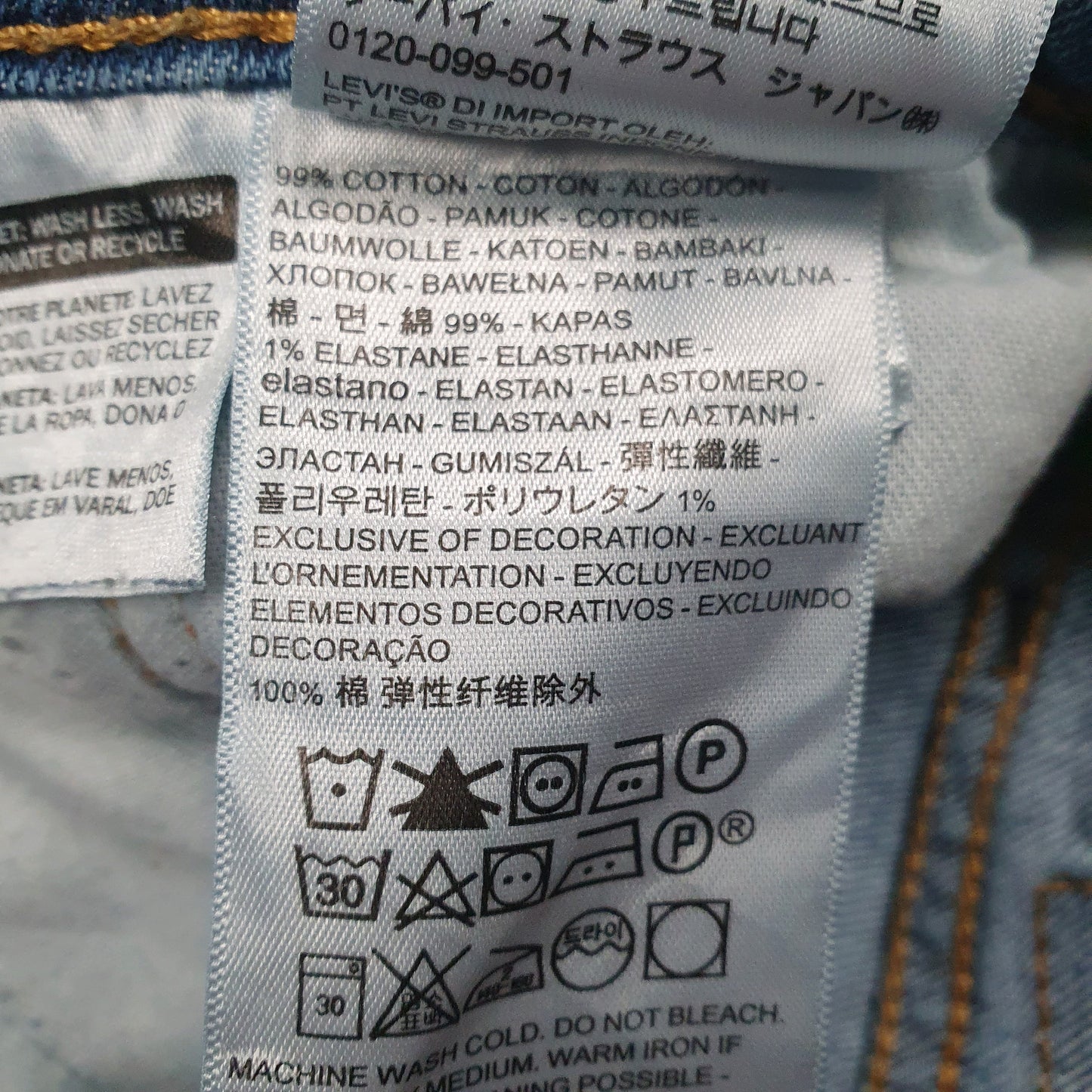 Mens Blue Levis   Jeans