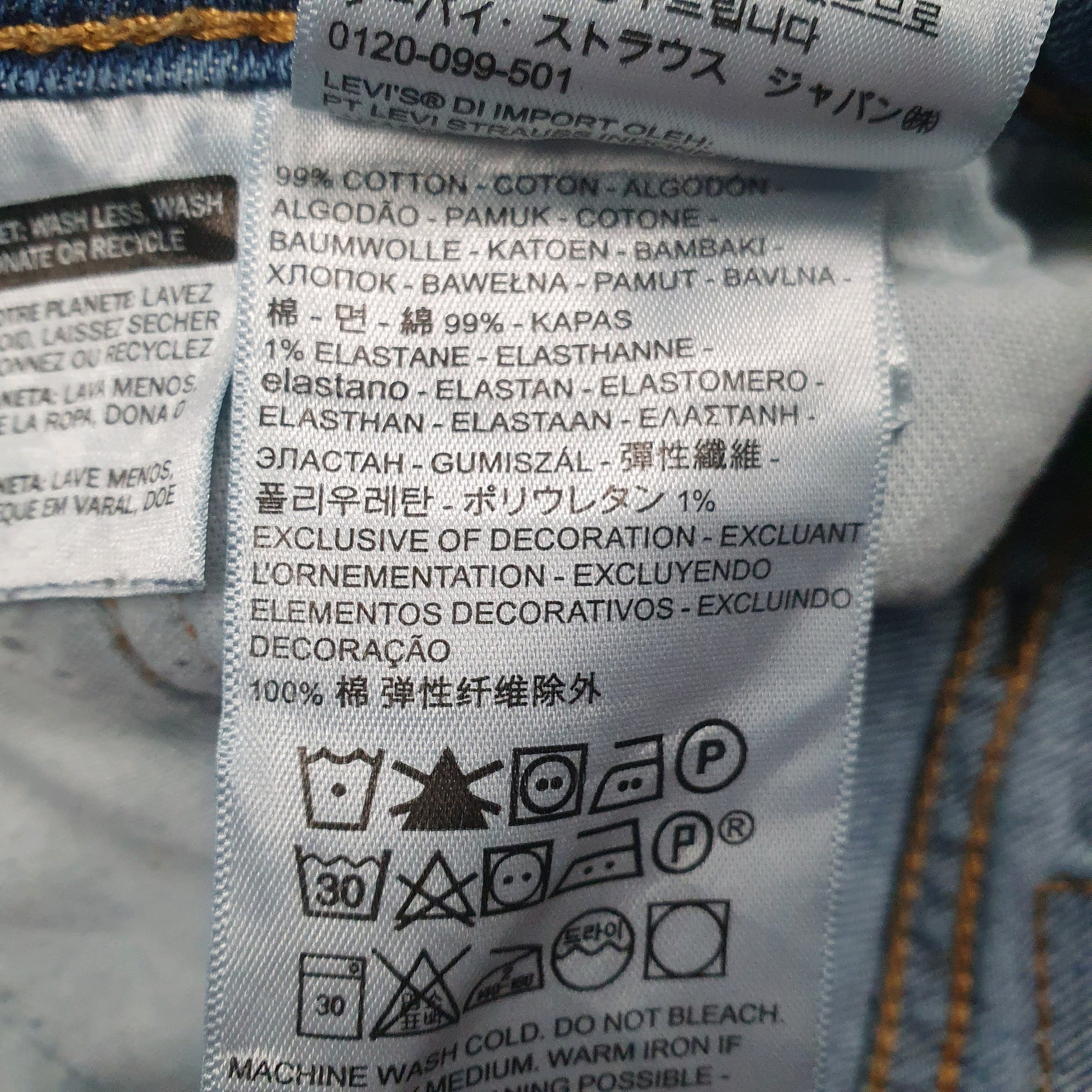 Mens Blue Levis   Jeans