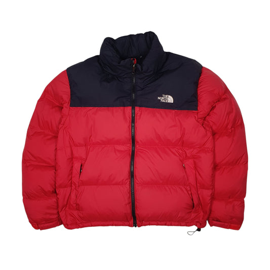 Womens Red The North Face Nuptse  Coat