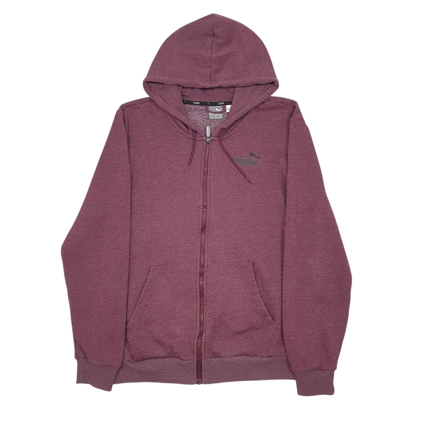 Mens Burgundy Puma  Full Zip Jumper
