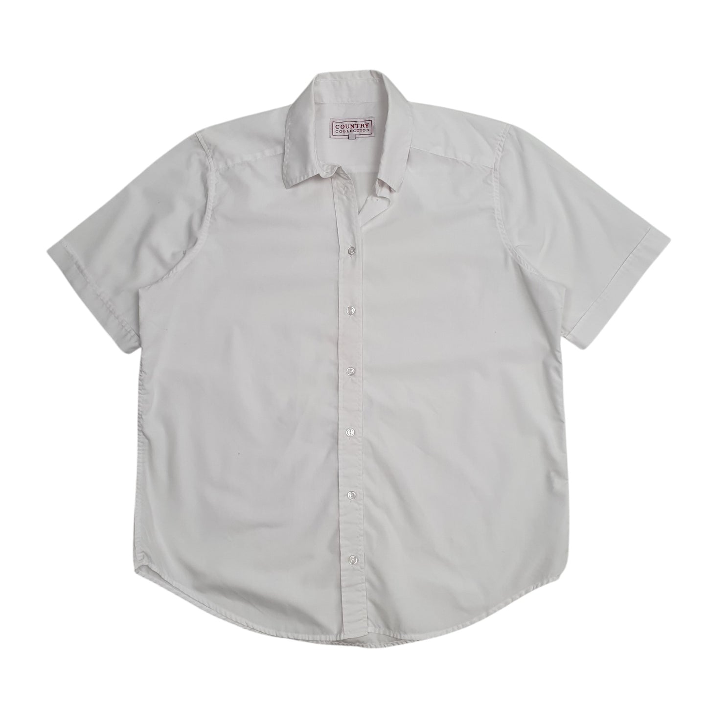 Womens White Country Collection  Short Sleeve Shirt