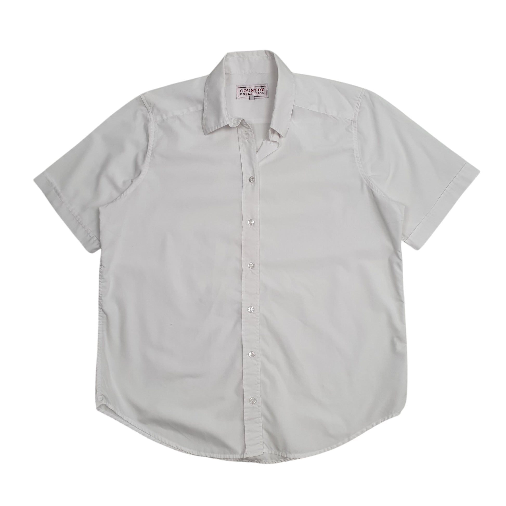 Womens White Country Collection  Short Sleeve Shirt