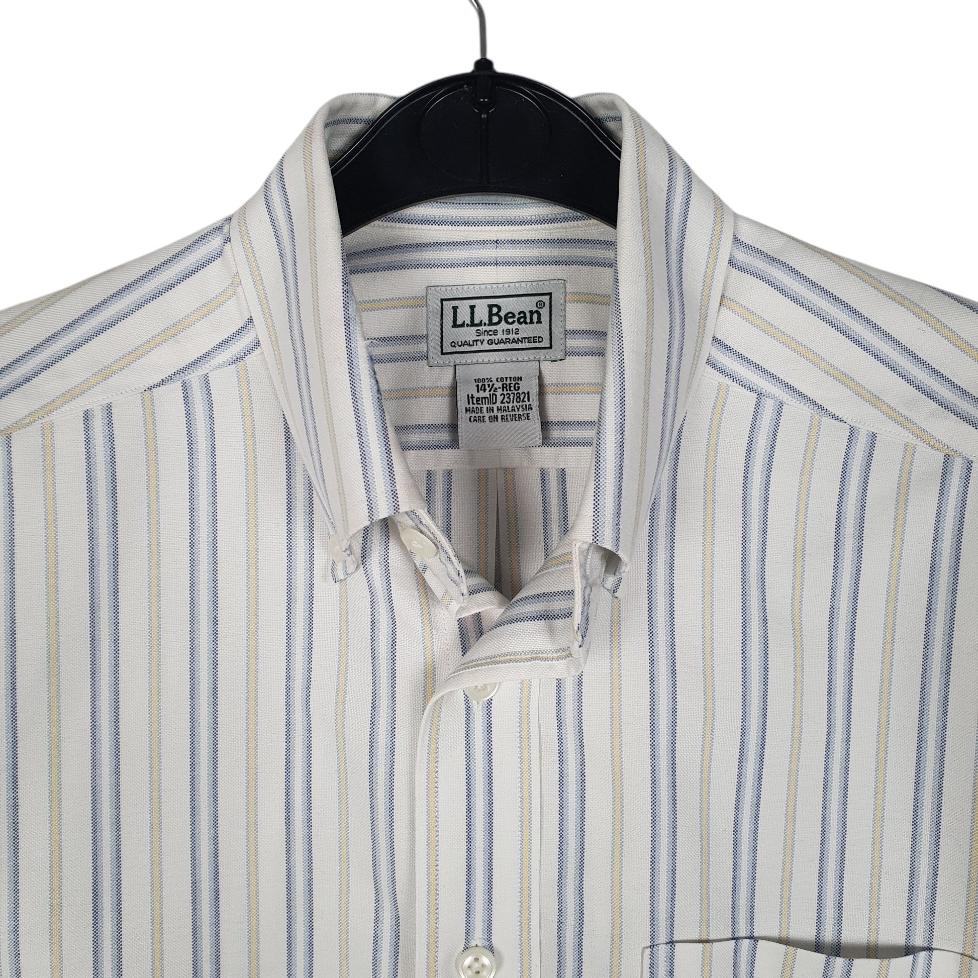 Mens White L.L.Bean   Shirt