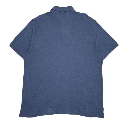 Mens Blue Tommy Hilfiger  Hoodie Polo Shirt