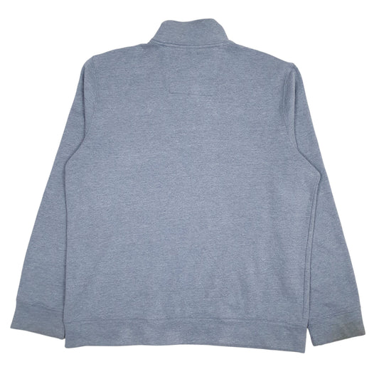 Mens Blue Nautica  Quarter Zip Jumper