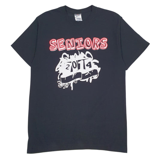 Mens Black Jerzees  Short Sleeve T Shirt