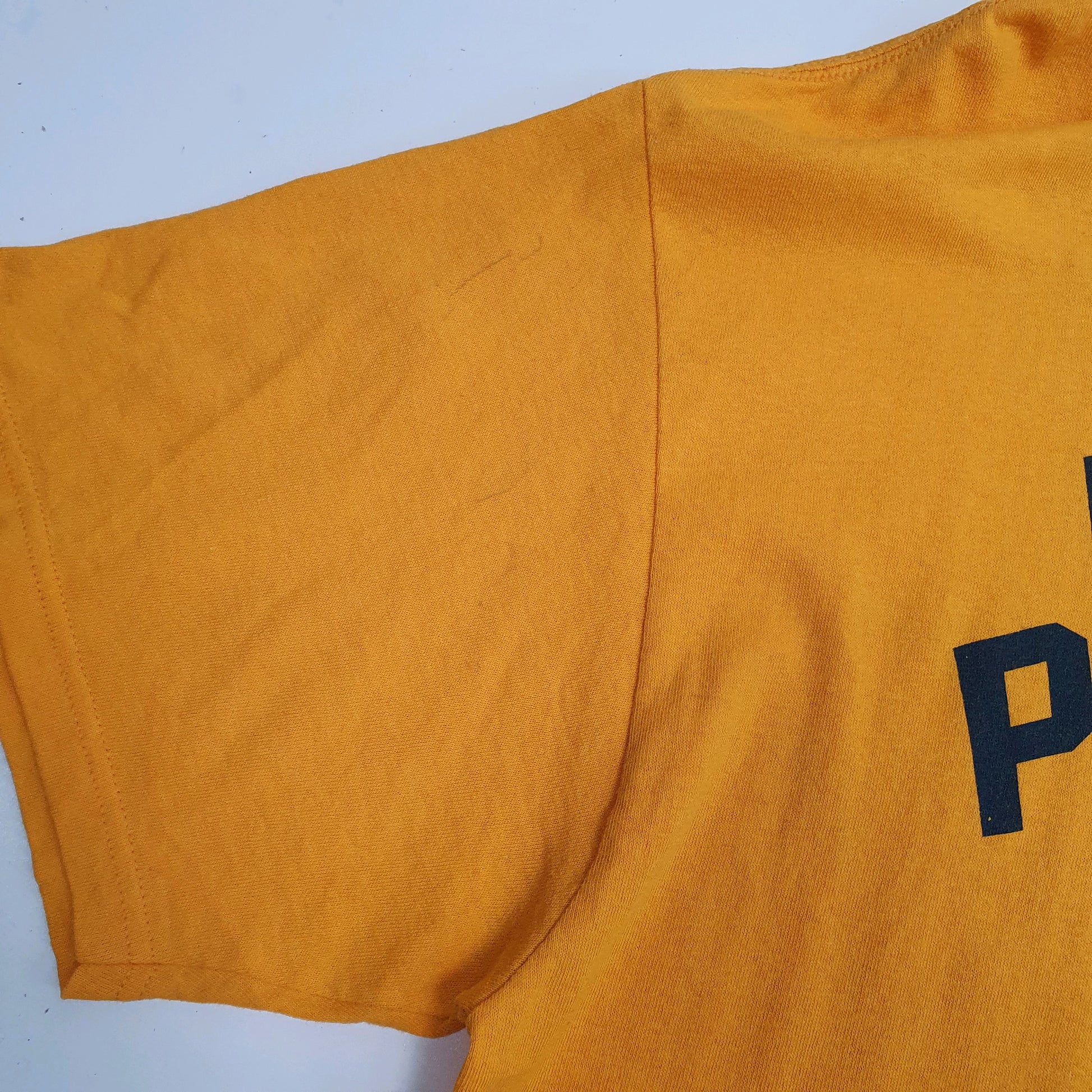 Mens Yellow NBA Indiana Pacers Basketball Quarter Zip T Shirt