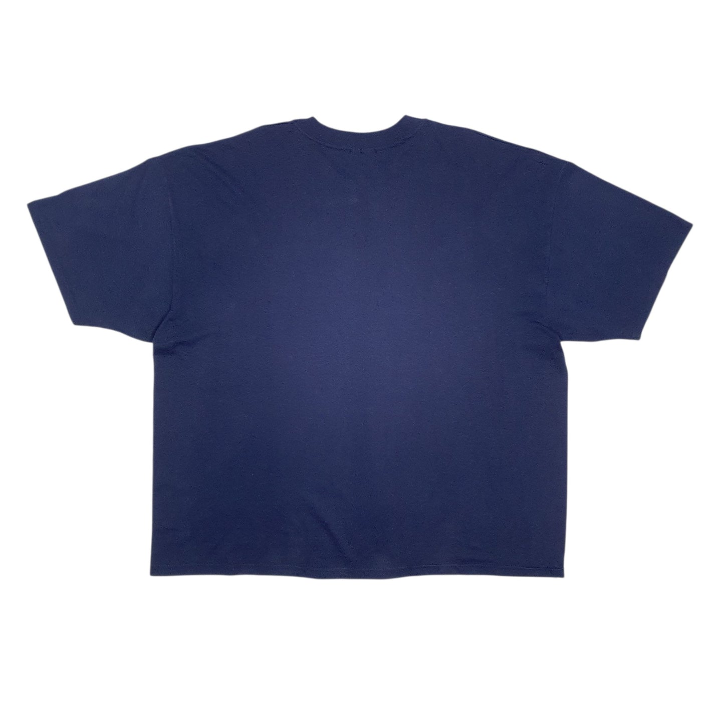 Mens Navy Hanes Single Stitch Vintage 90s  T Shirt