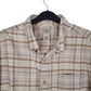 Mens Beige L.L.Bean Corduroy Quarter Zip Shirt