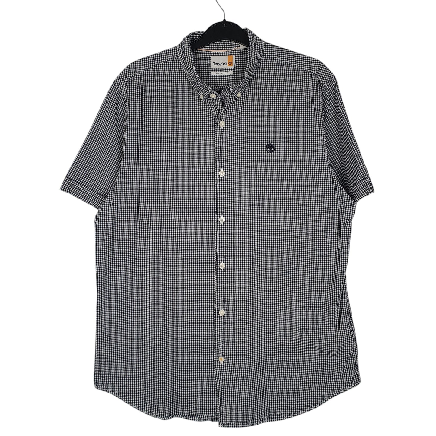 Mens Navy Timberland  Short Sleeve Shirt