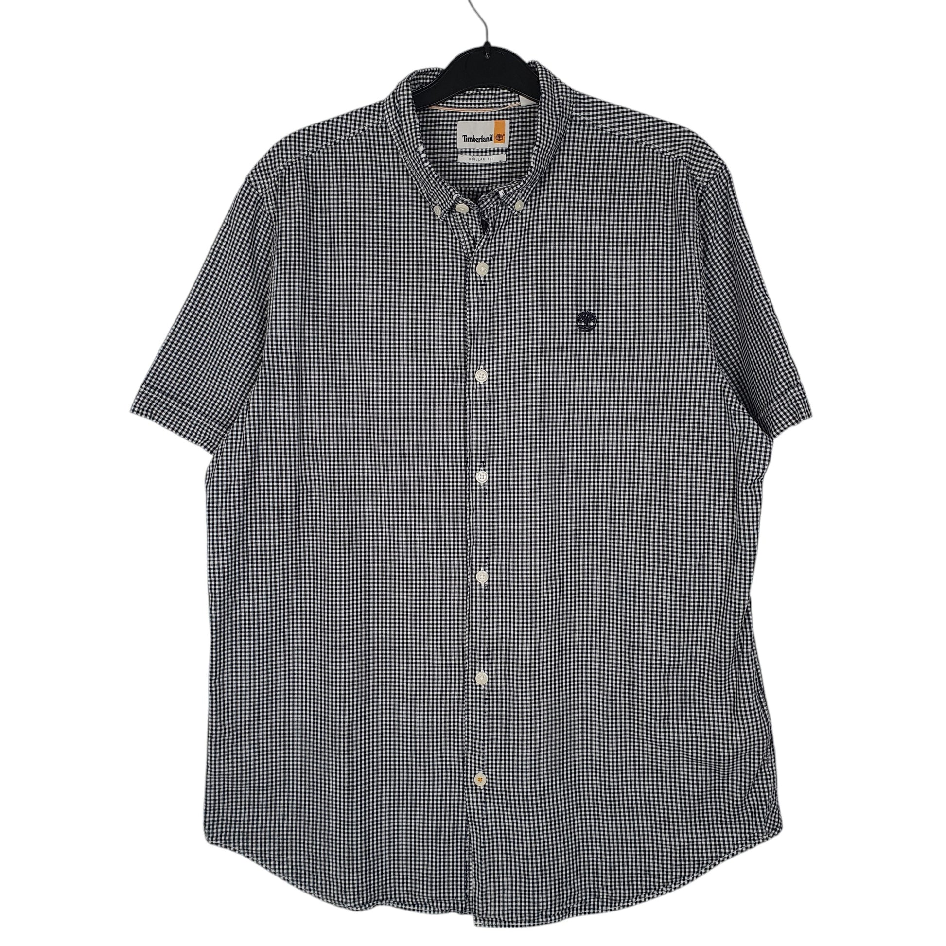 Mens Navy Timberland  Short Sleeve Shirt