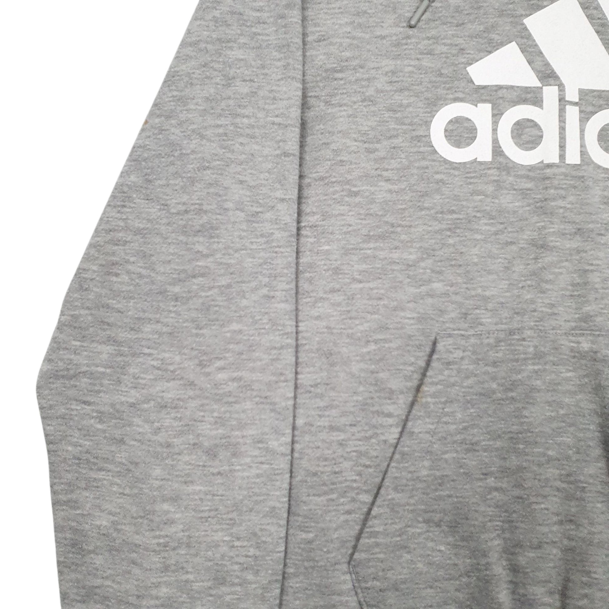 Womens Grey Adidas Golf Spellout Hoodie Jumper