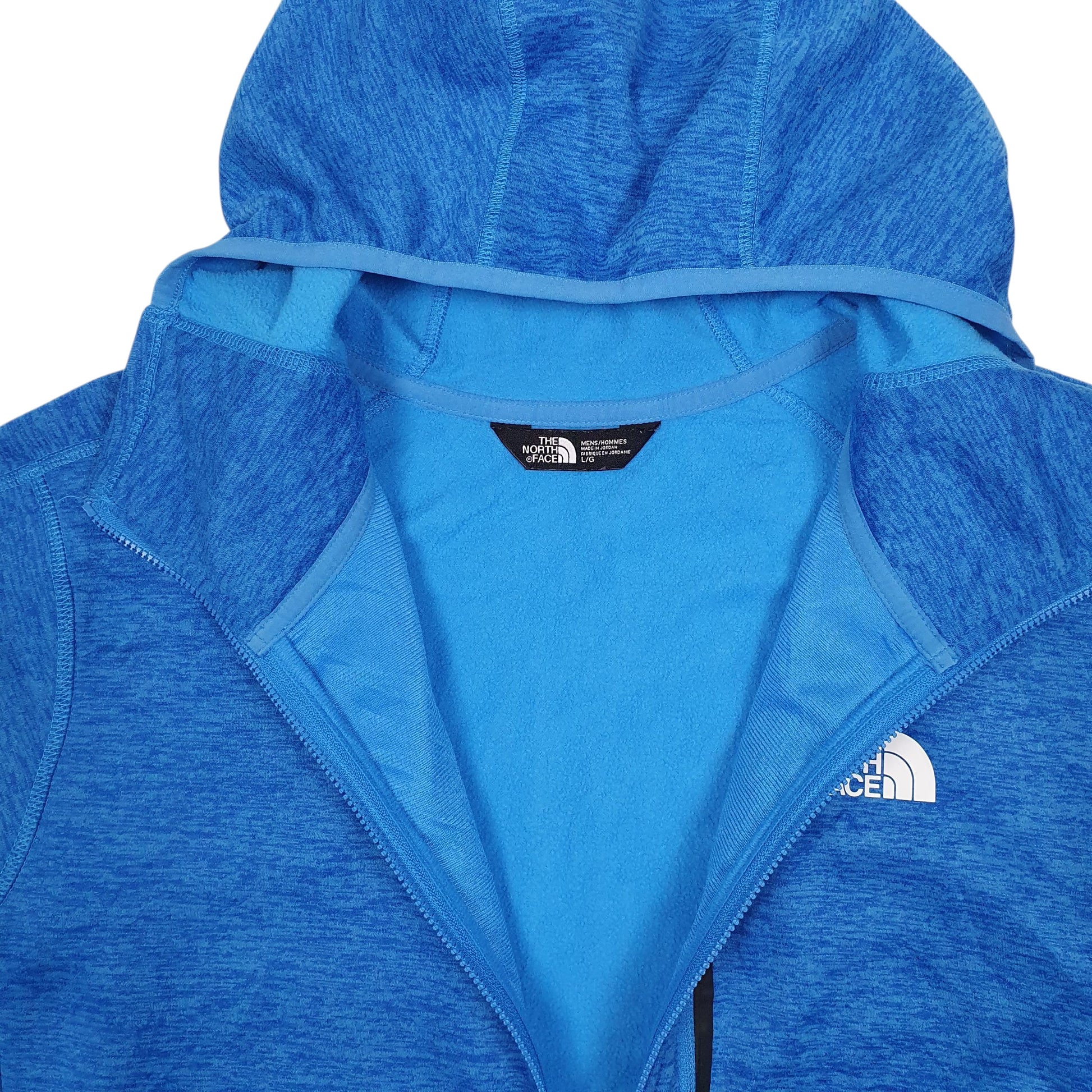 Mens Blue The North Face Hoodie Full Zip Jumper