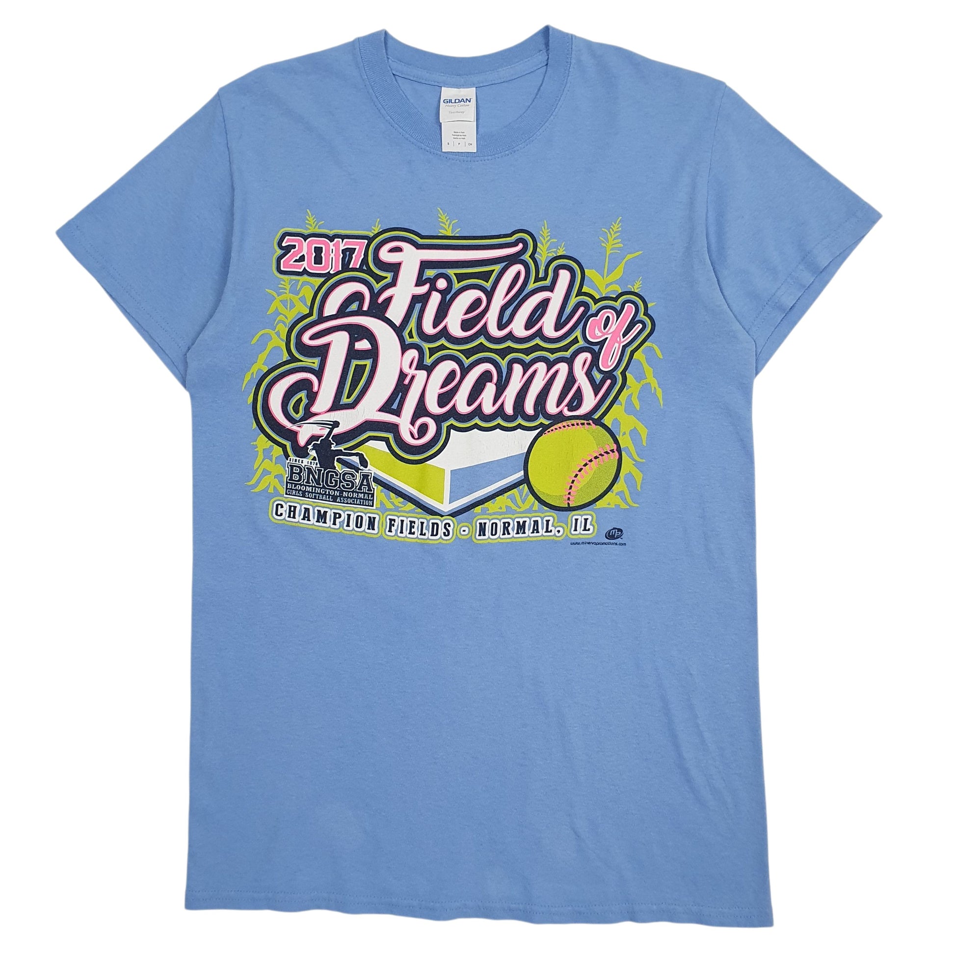 Mens Blue Gildan  Short Sleeve T Shirt