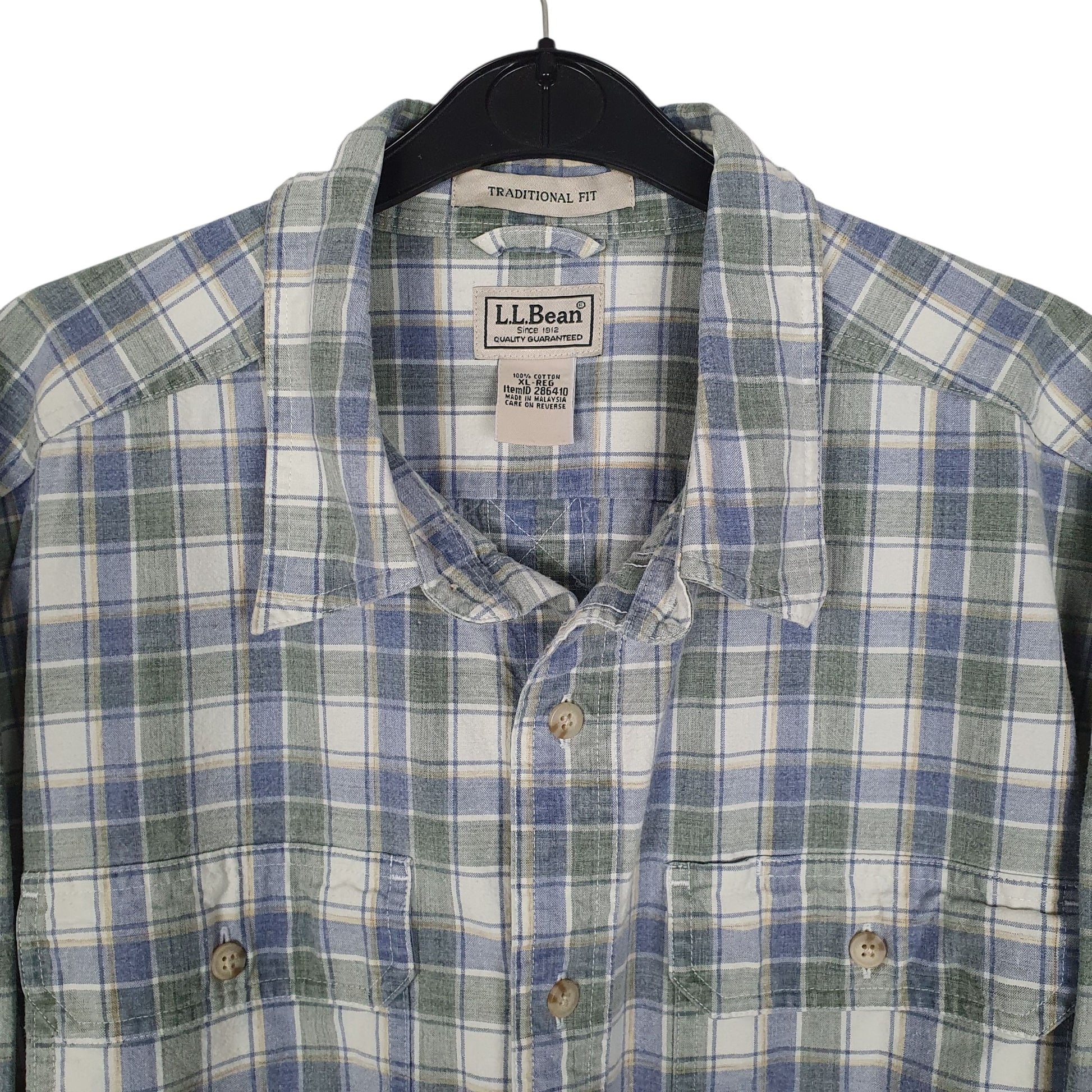 Mens Blue L.L.Bean   Shirt