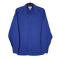Mens Blue L.L.Bean Thick Chamois Long Sleeve Shirt
