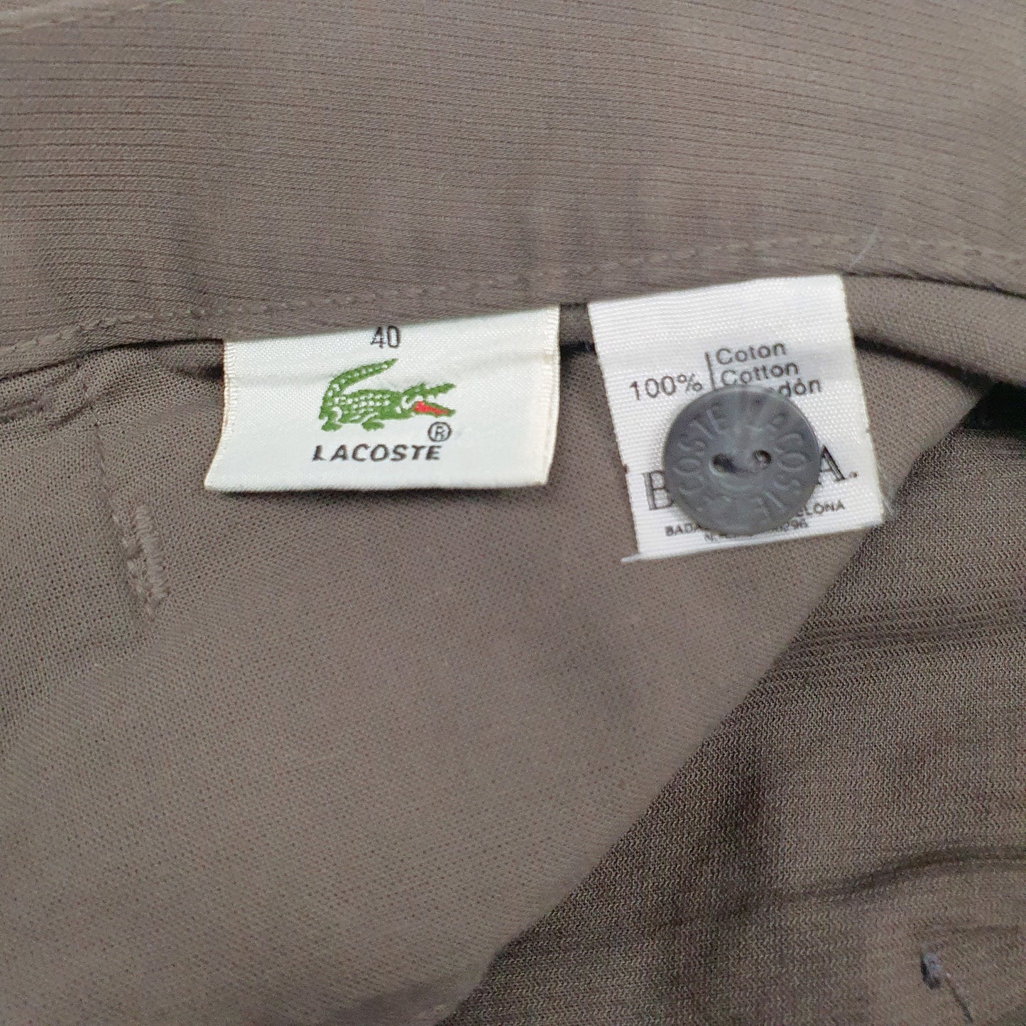 Mens Brown Lacoste   Trousers