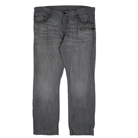 Mens Grey Levis  514 JeansW38 L34