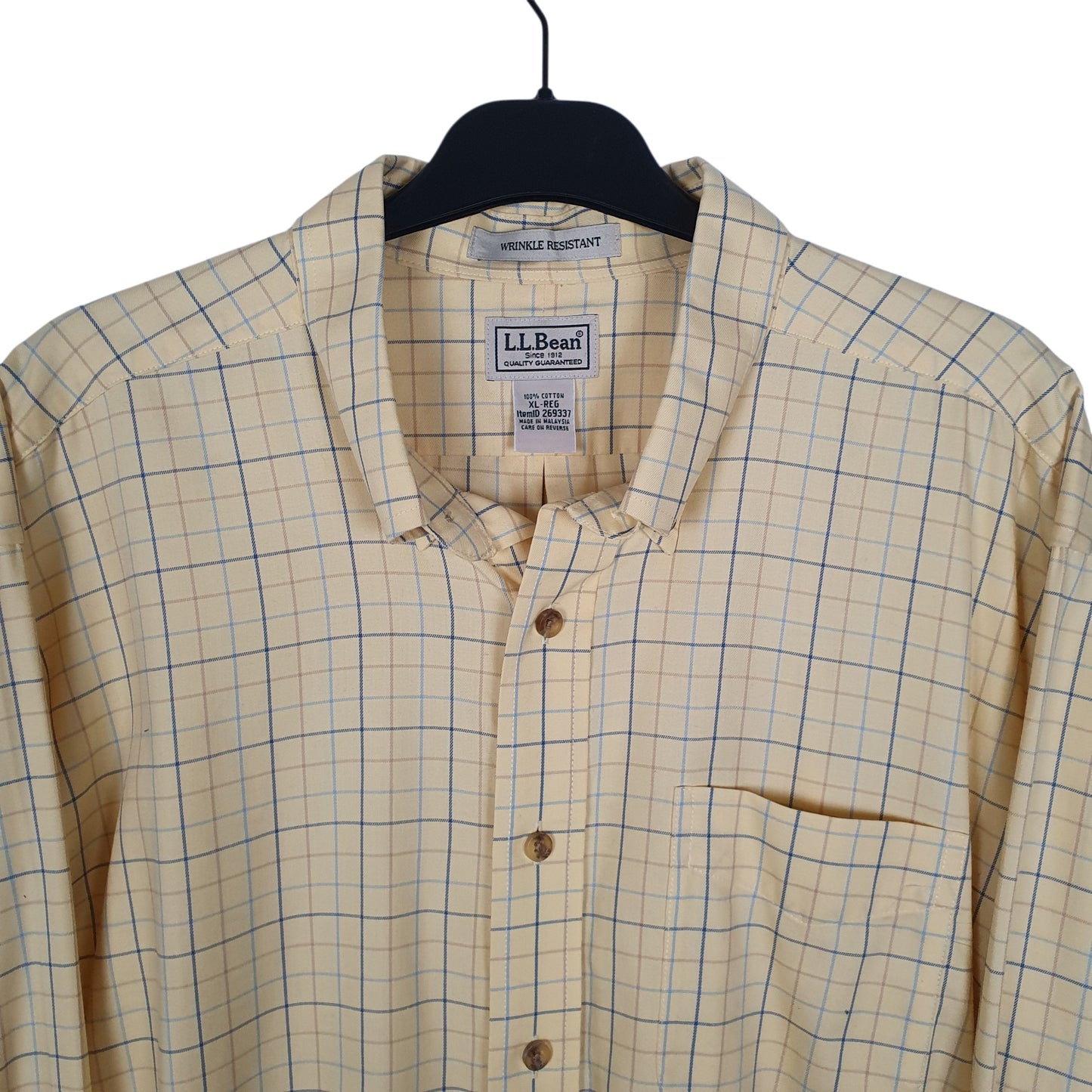 Mens Yellow L.L.Bean   Shirt