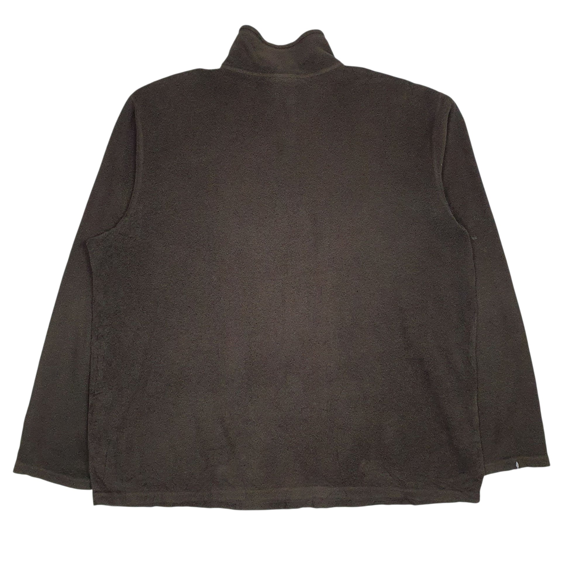 Mens Brown The North Face  Quarter Zip Jumper