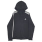 Mens Black Adidas  Full Zip Jumper