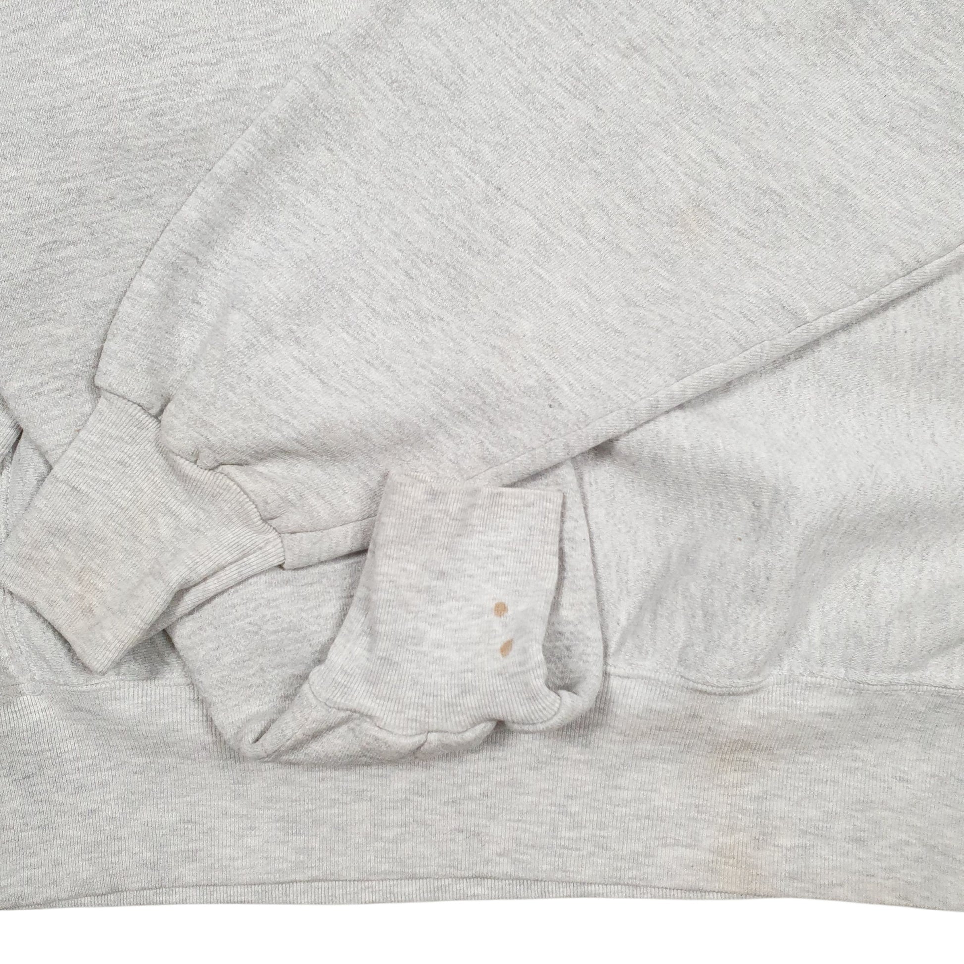 Mens Grey Rugged Sweats Vintage 90s Made in USA Crewneck Jumper
