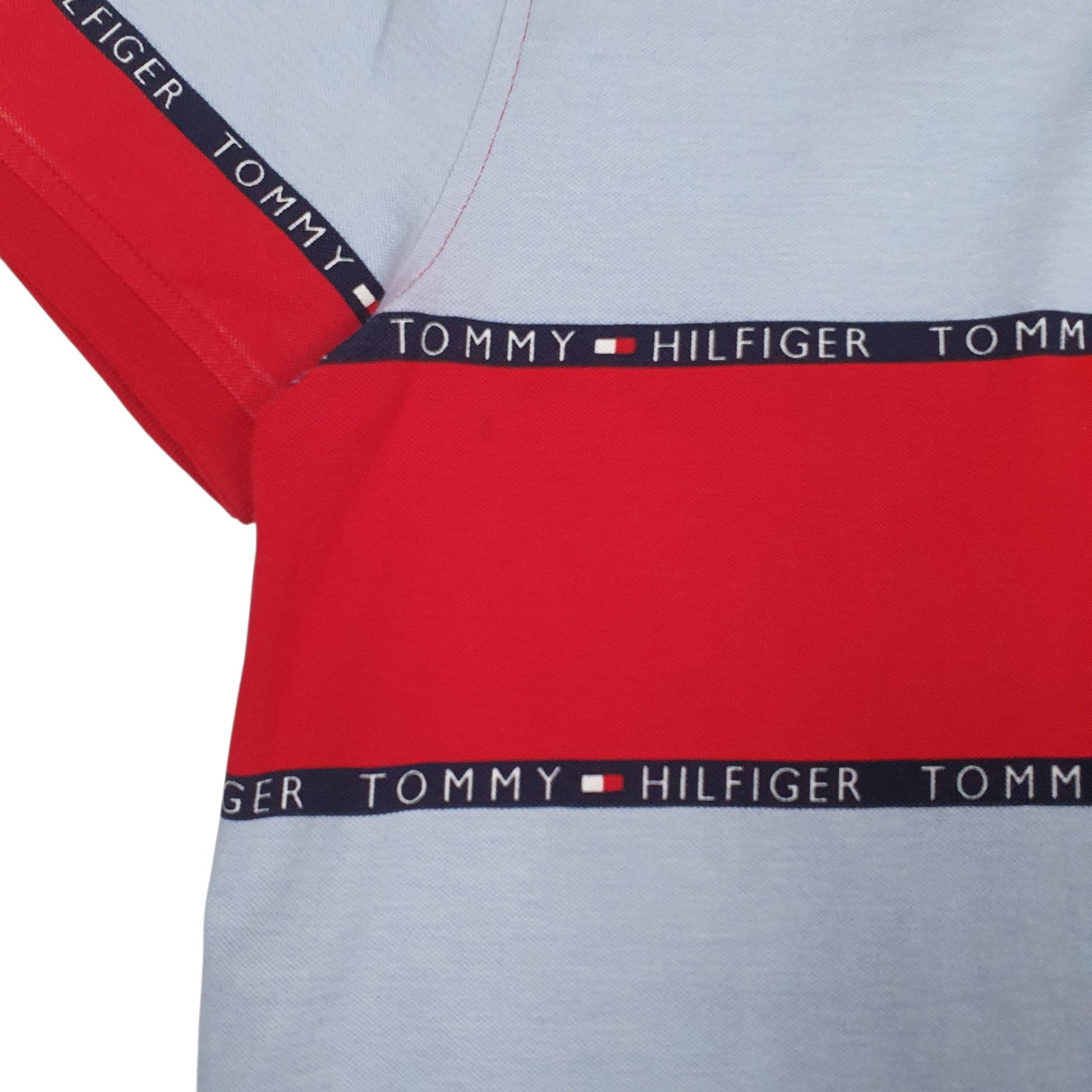 Mens Red Tommy Hilfiger   Polo Shirt