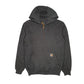 Mens Grey Carhartt Hoodie Full Zip Jumper