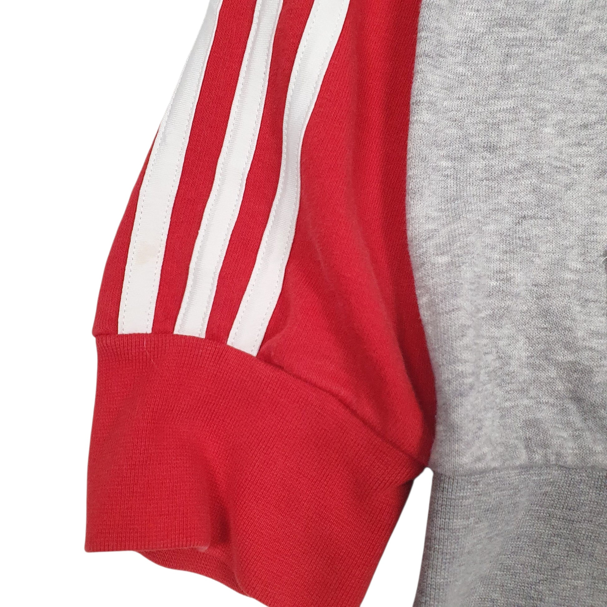 Mens Red Adidas  Hoodie Jumper