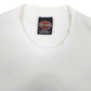 Mens White Harley Davidson Vintage 00s Made In USA V Neck T Shirt