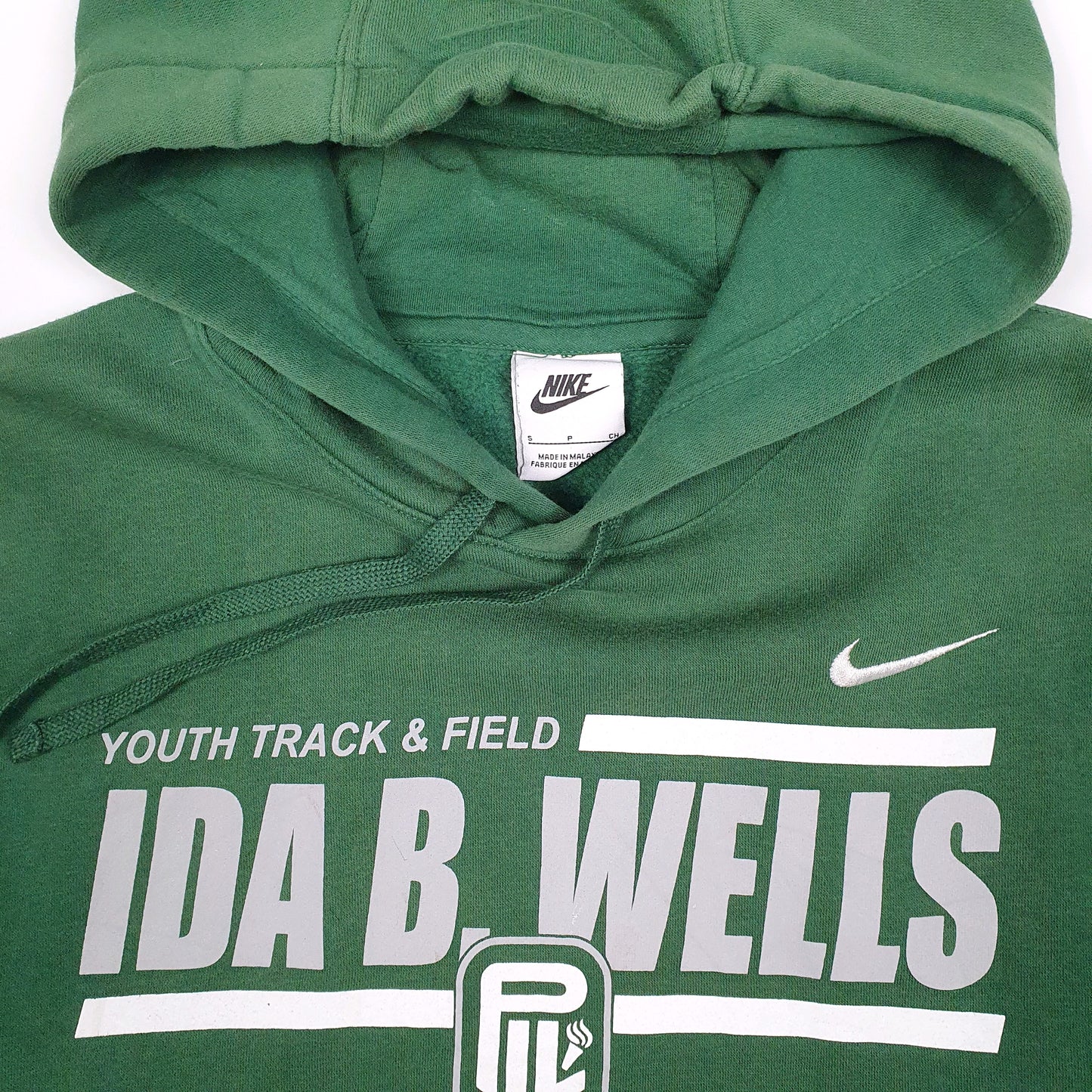 Mens Green Nike Track & Field Hoodie Jumper