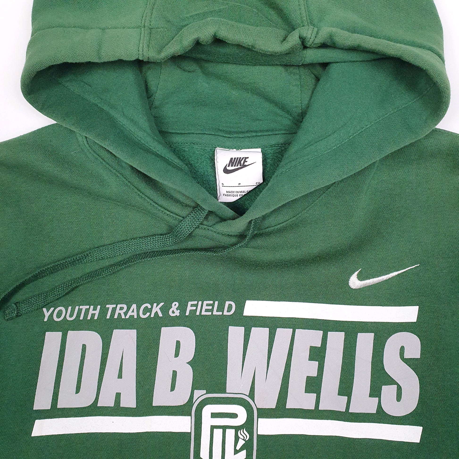 Mens Green Nike Track & Field Hoodie Jumper