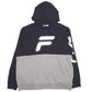 Mens Black Fila  Hoodie Jumper